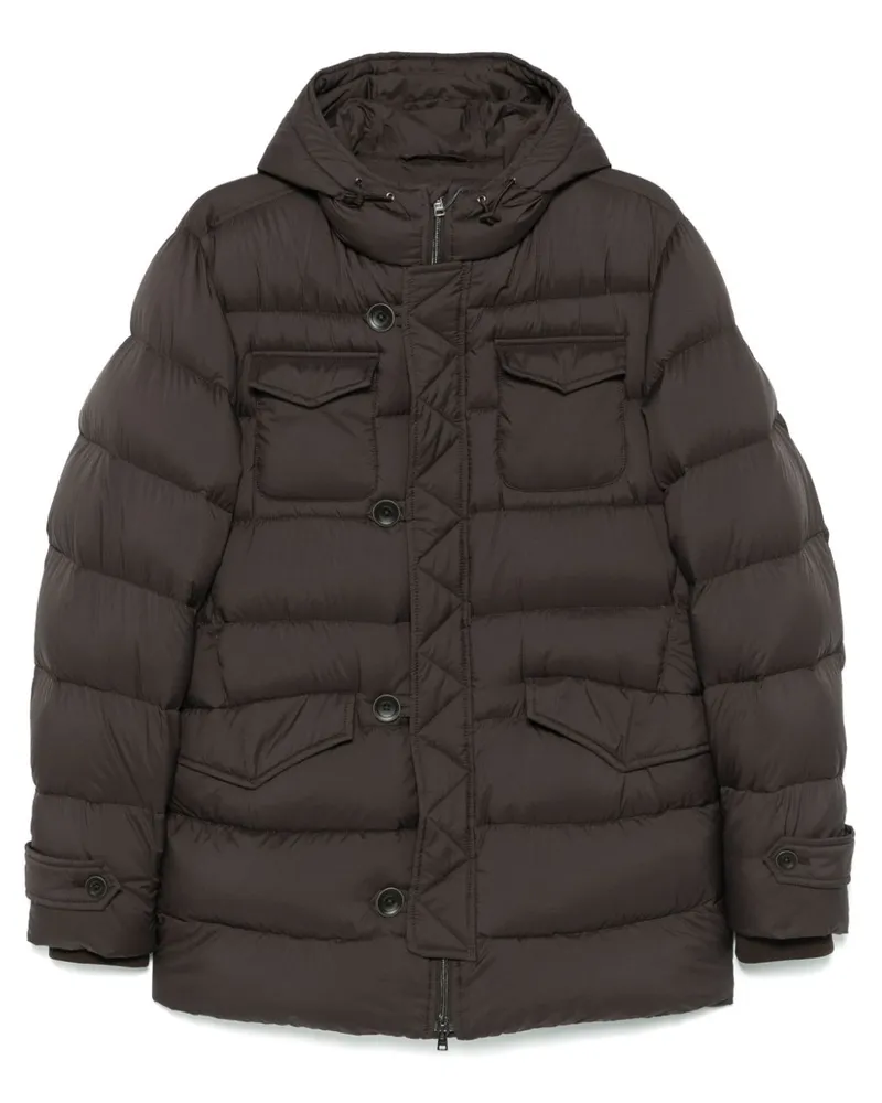 Herno Gesteppte L'eskimo Jacke - Braun Braun