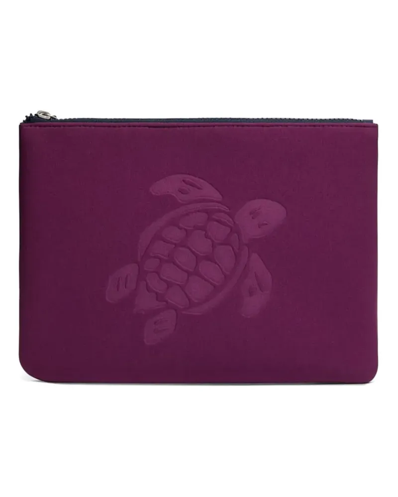 Vilebrequin Turtle Clutch mit Prägung - Violett Violett