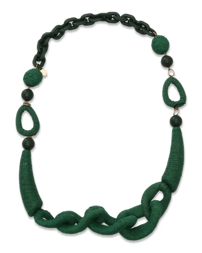 Max Mara Teismo Halskette - Grün Grün