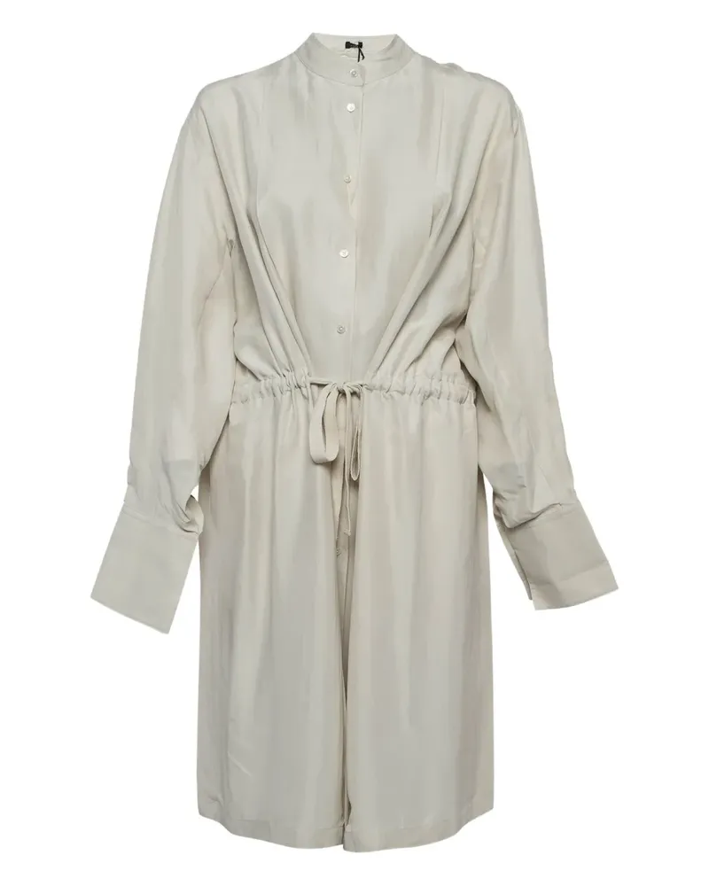 Joseph Seidenkleid mit Kordelzug - Grau Grau