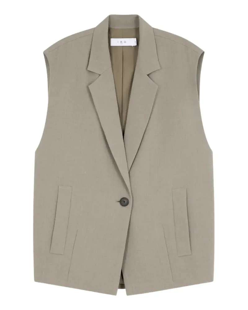 IRO Soledad button pocket sleeveless waistcoat - Grün Grün