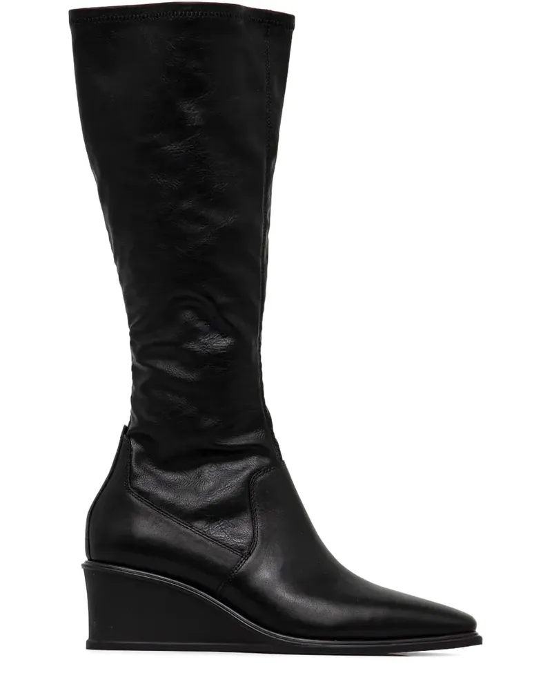 Vagabond Kniehohe Aino Stiefel 50mm - Schwarz Schwarz