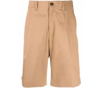 Chino-Shorts mit Bügelfalten - Nude