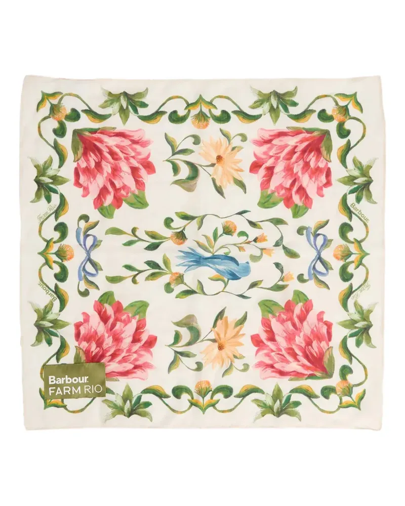 Barbour FARM Rio Azelia Schal mit Print - Nude Nude