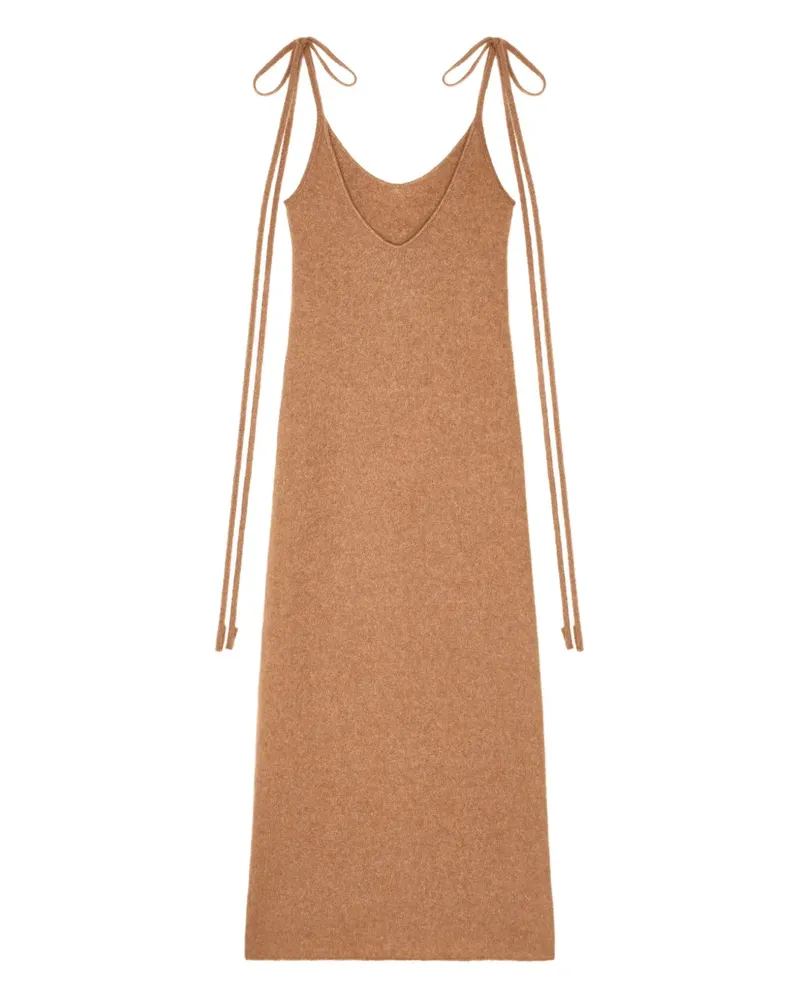 Alanui Finest Maxikleid mit Schleifendetail - Braun Braun