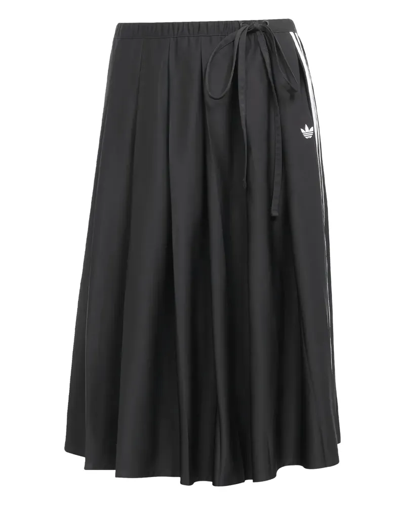 adidas Originals Faltenrock - Schwarz Schwarz