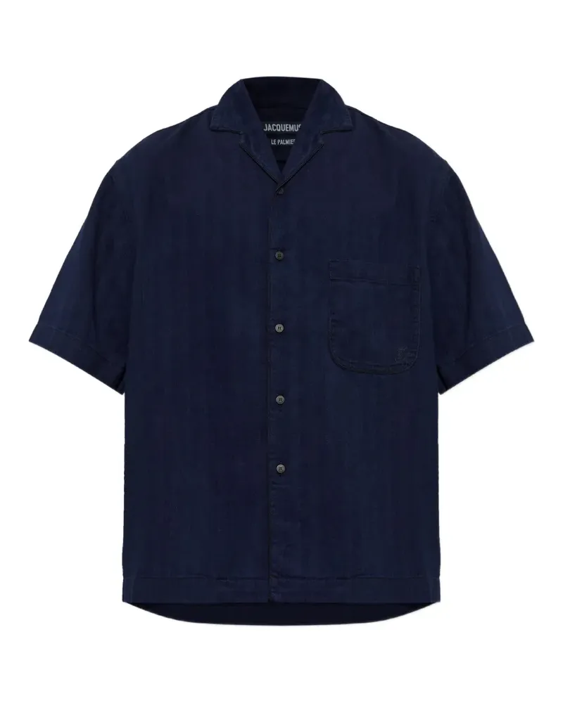 Jacquemus The Pyjama Jeanshemd - Blau Blau