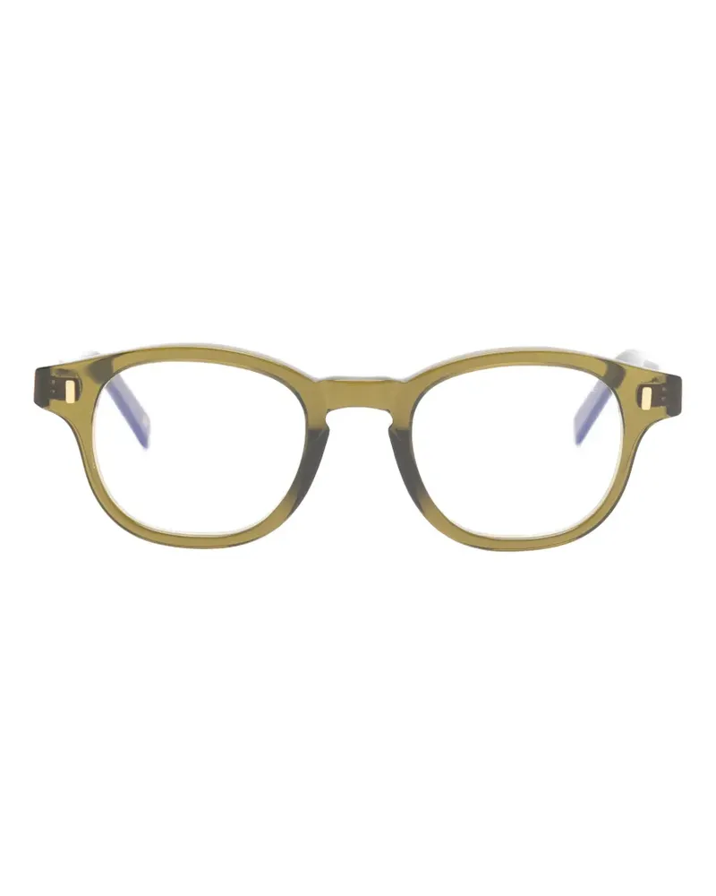 L.G.R. Fez Bold round-frame glasses - Grün Grün