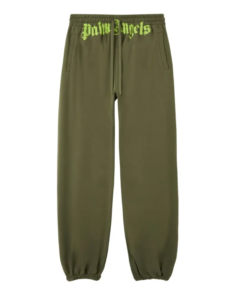 Palm Angels elasticated-waistband track pants - Grün Grün