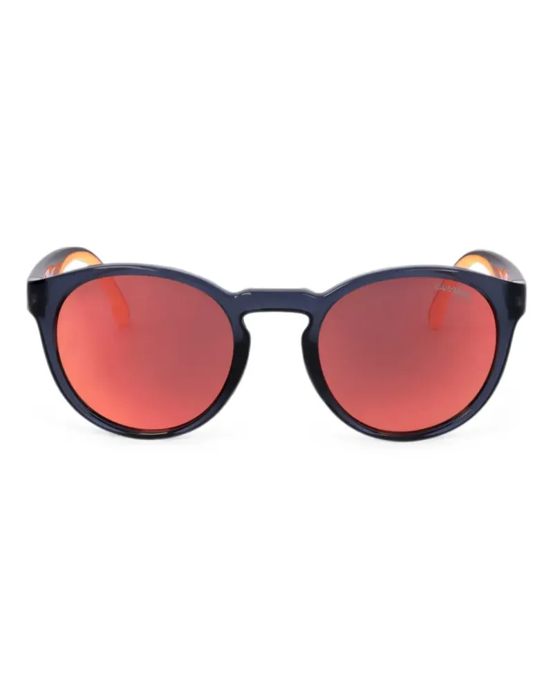Carrera Sonnenbrille mit rundem Gestell - Blau Blau