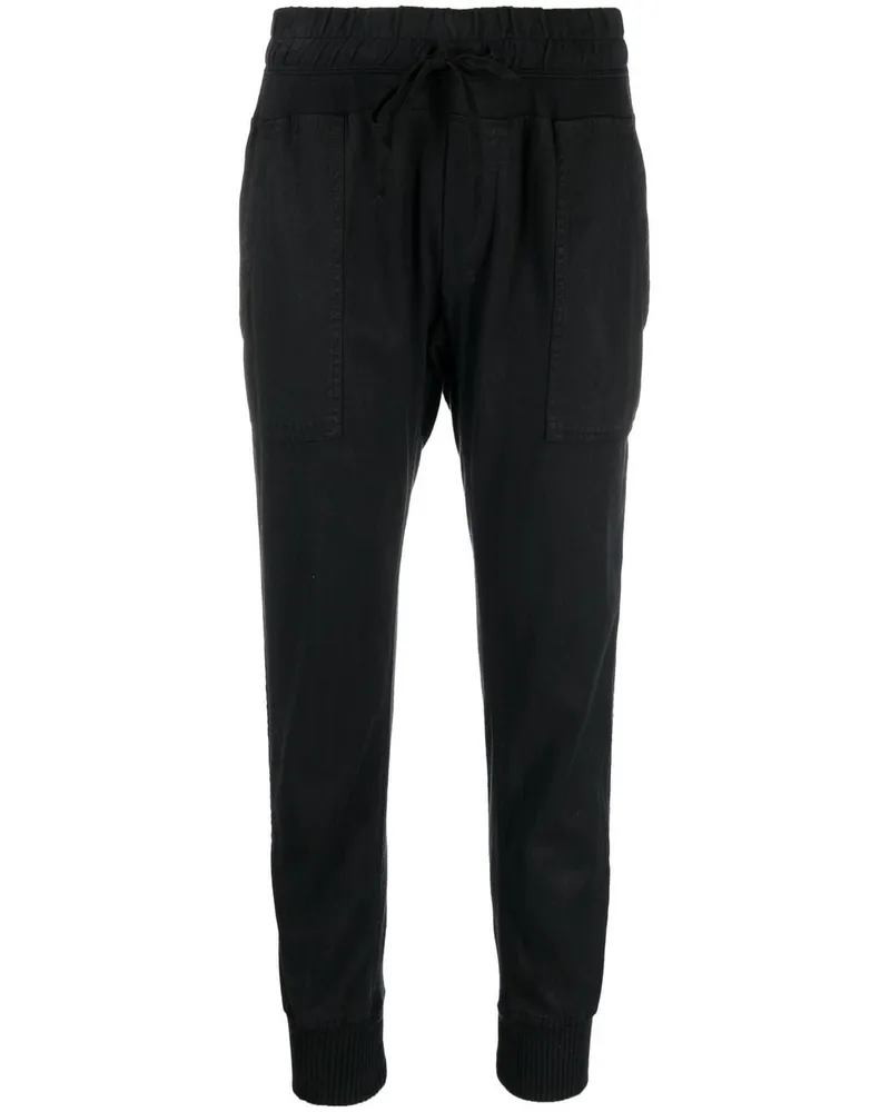 James Perse Mixed Media Hose - Schwarz Schwarz