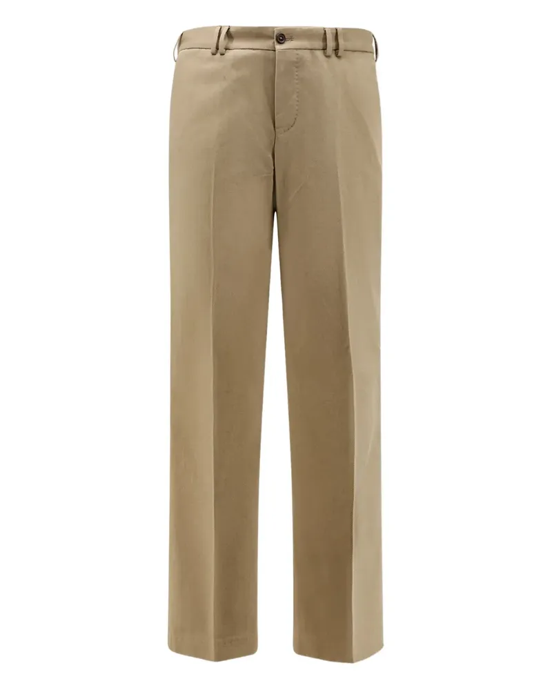 PT TORINO Gerade Hose mit Bügelfalten - Nude Nude