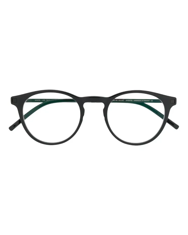 Mykita Talini Brille mit rundem Gestell - Schwarz Schwarz