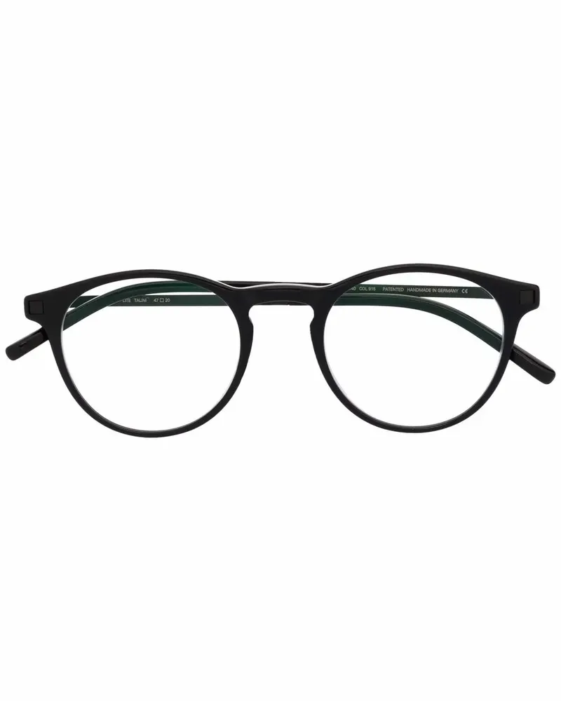 Mykita Talini Brille mit rundem Gestell - Schwarz Schwarz