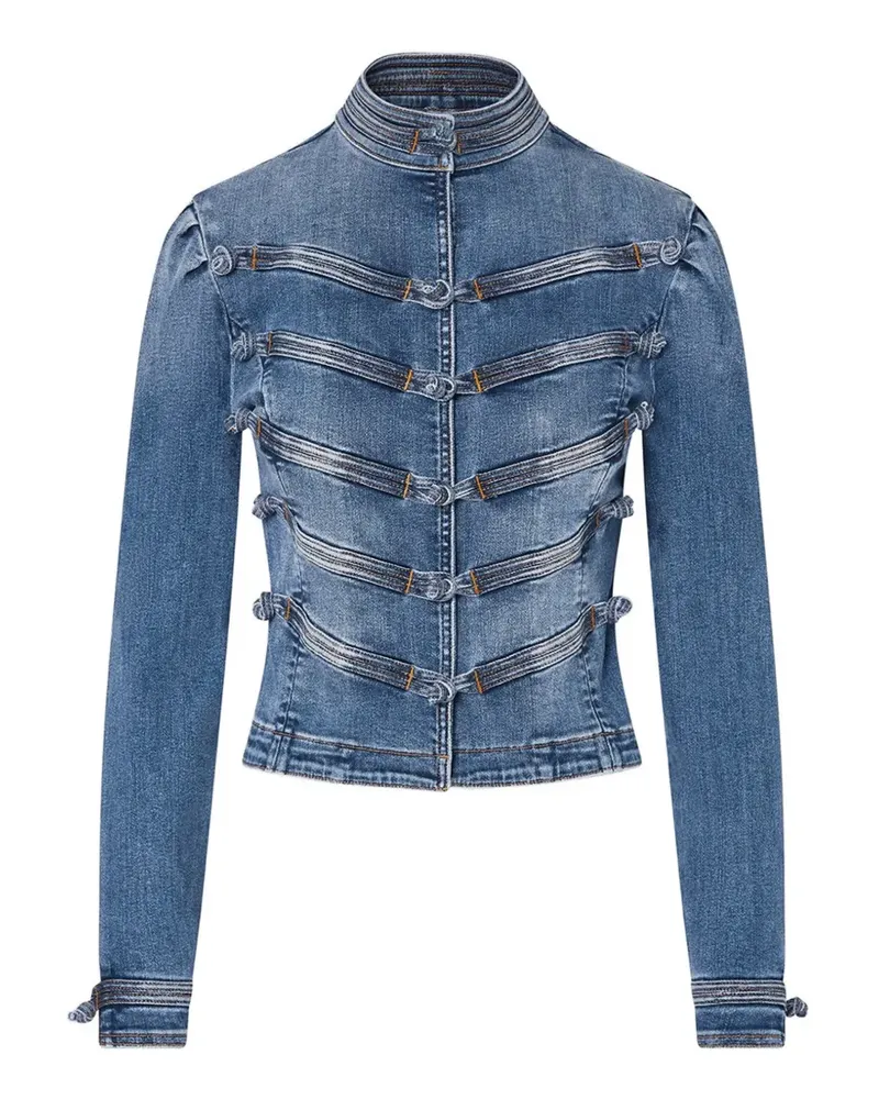 Liu Jo jacket in denim with alamari - Blau Blau