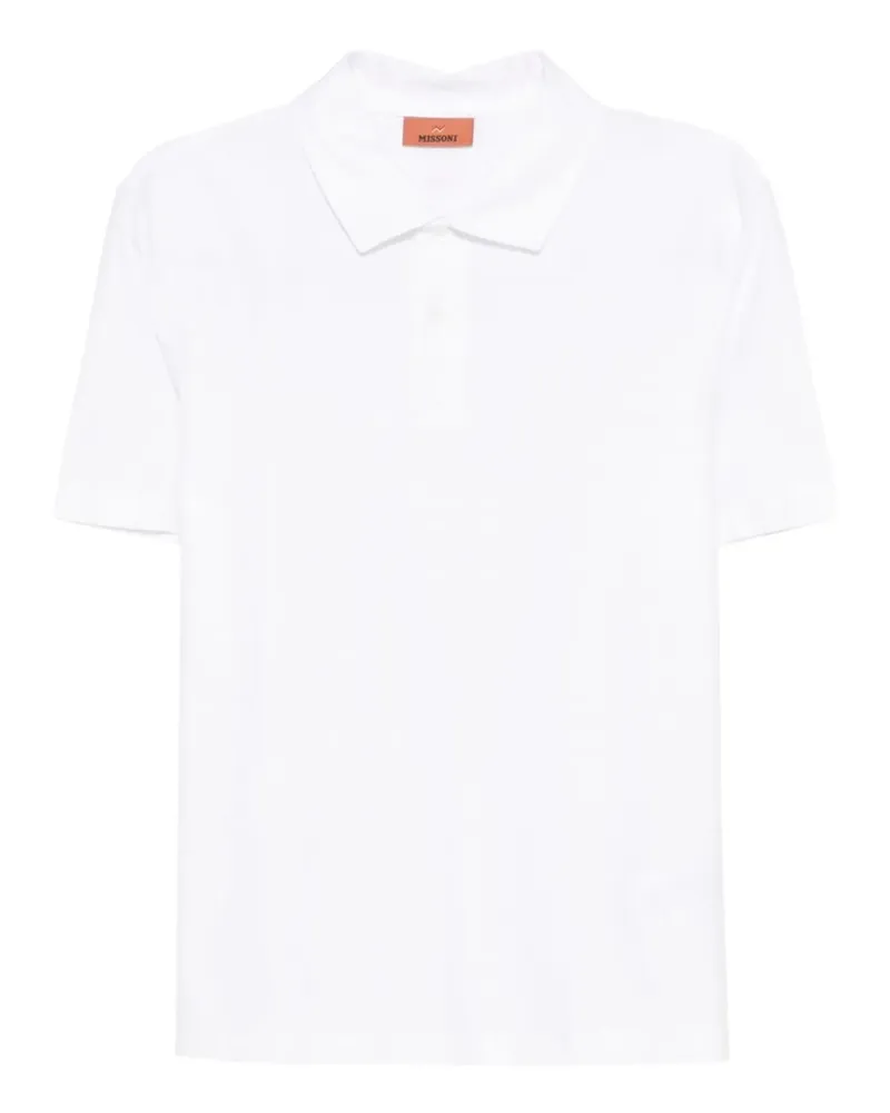 Missoni Poloshirt mit Zickzackmuster - Weiß Weiß