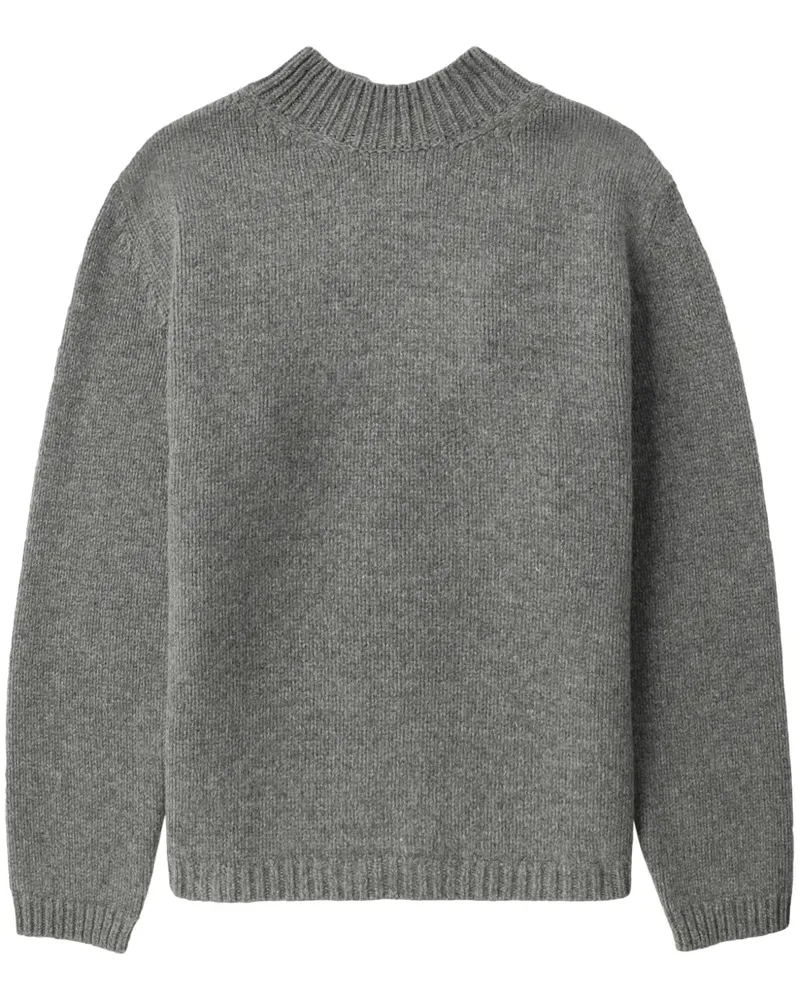 WE 11 DONE Rückenfreier Pullover - Grau Grau