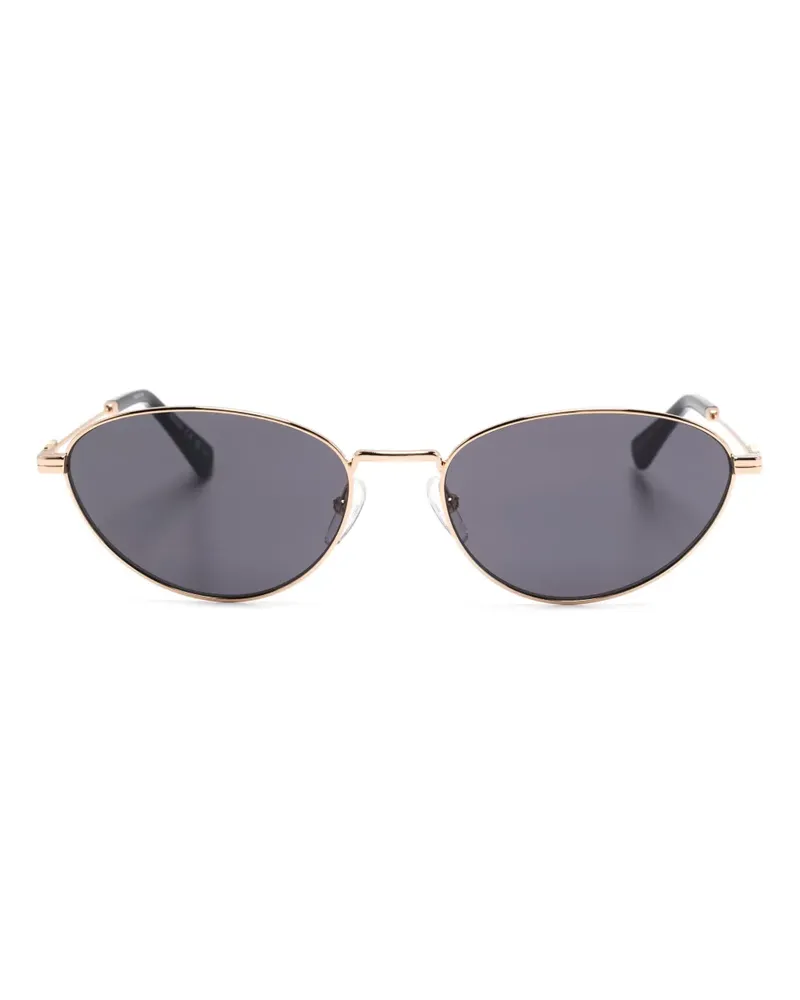 Moschino Sonnenbrille mit Cat-Eye-Gestell - Gold Gold