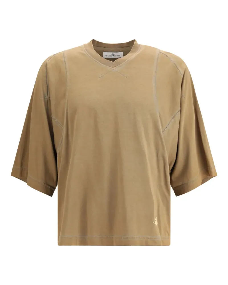 Vivienne Westwood Orb-detailing T-shirt - Nude Nude