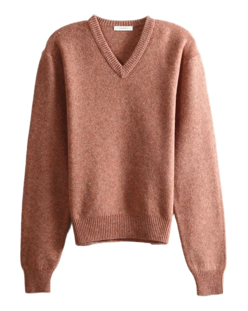 Christophe Lemaire Pullover mit V-Ausschnitt - Orange Orange