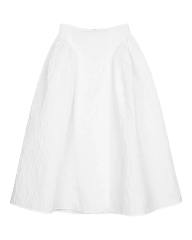 Cecilie Bahnsen panel skirt - Weiß Weiß