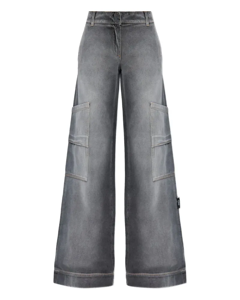 OFF-WHITE cargo-pocket jeans - Grau Grau