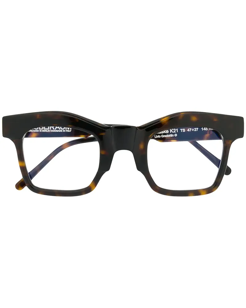 KUBORAUM Brille im Oversized-Look - Braun Braun