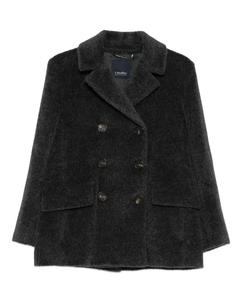 Max Mara Doppelreihiges Sakko - Grau Grau