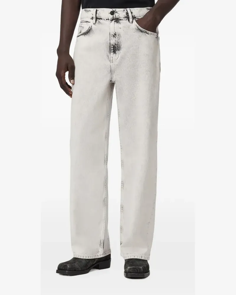 AllSaints Lenny Straight-Leg-Jeans - Grau Grau