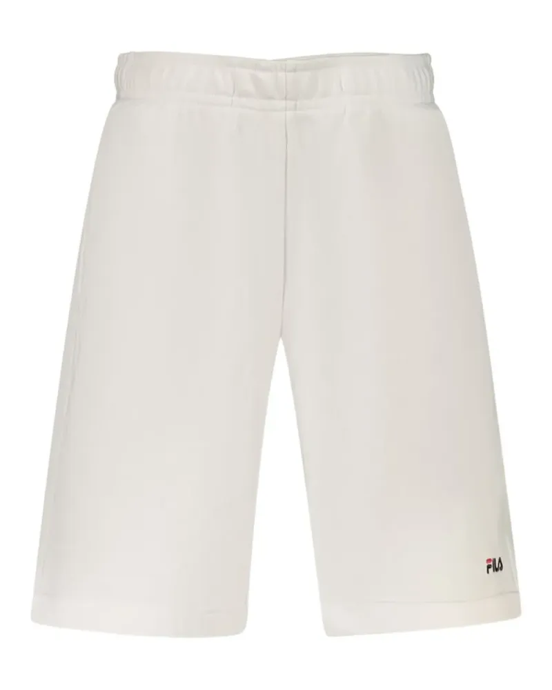 Fila Shorts mit Logo-Stickerei - Weiß Weiß