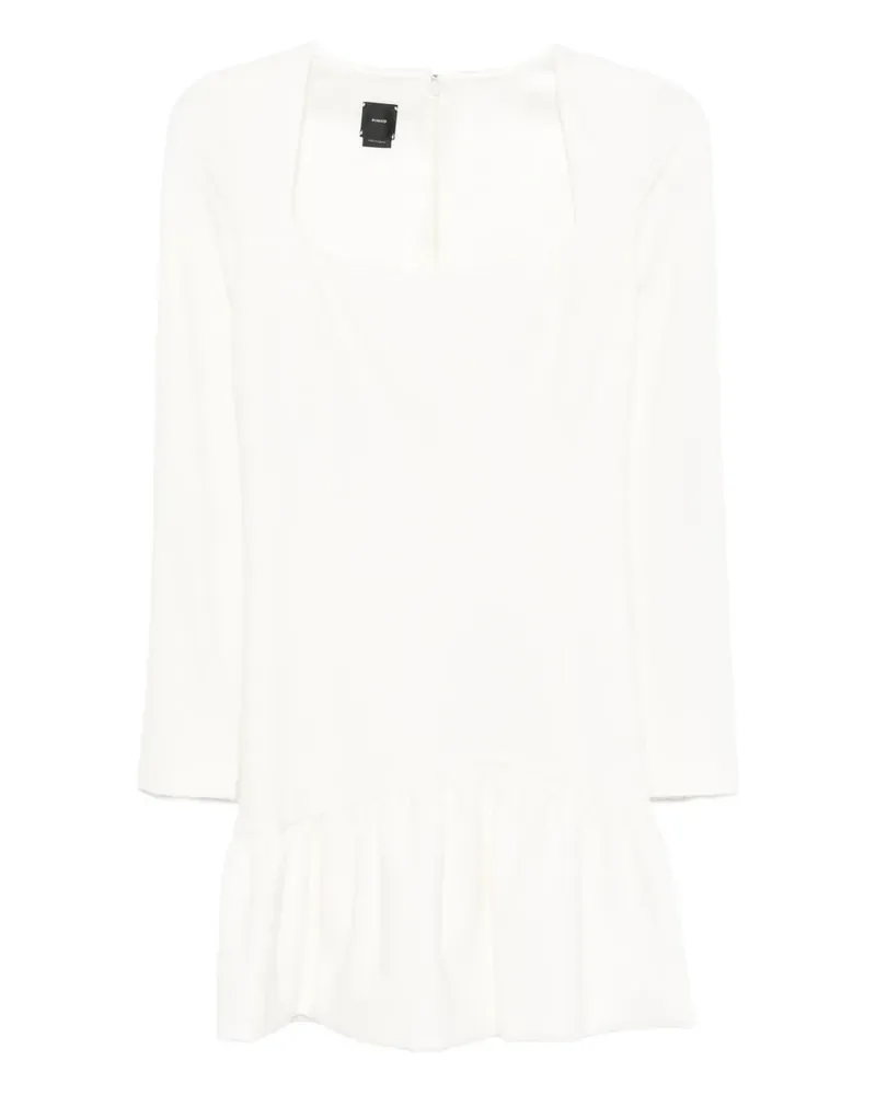 Pinko Minikleid mit eckigem Ausschnitt - Weiß Weiß
