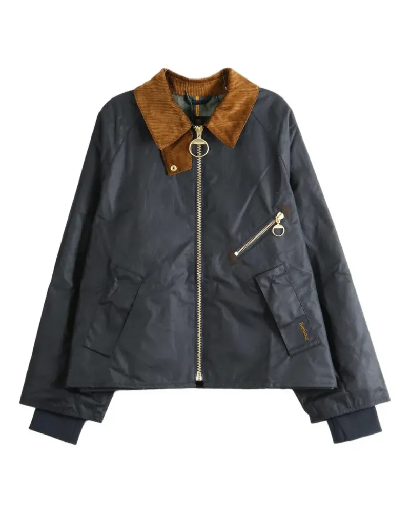 Barbour Arlene waxed jacket - Blau Blau