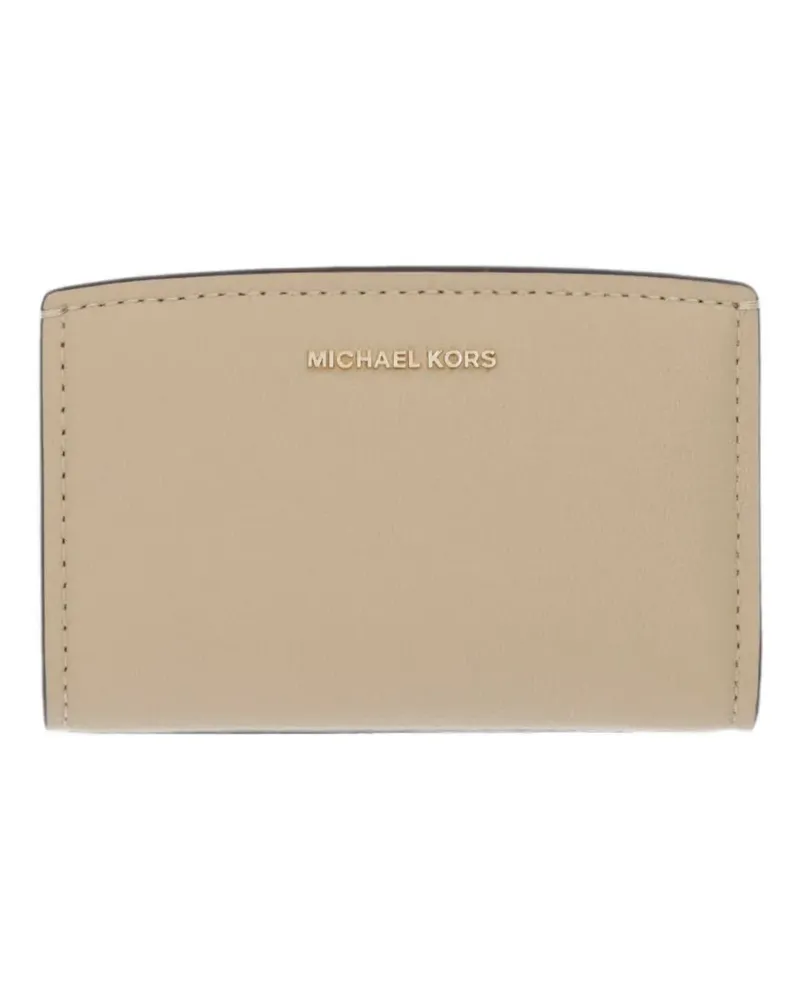 Michael Kors Portemonnaie mit Logo-Schild - Nude Nude