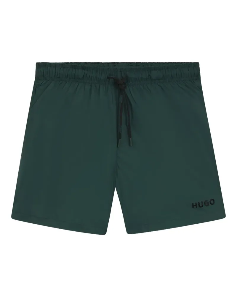 HUGO BOSS Badeshorts mit Kordelzug - Grün Grün