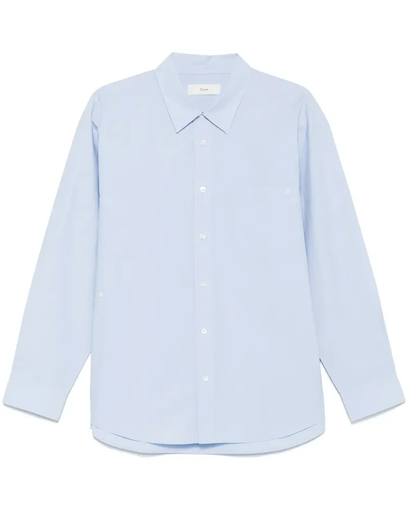 Dunst Popeline-Hemd - Blau Blau