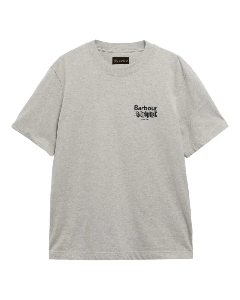 Barbour T-Shirt mit grafischem Print - Grau Grau