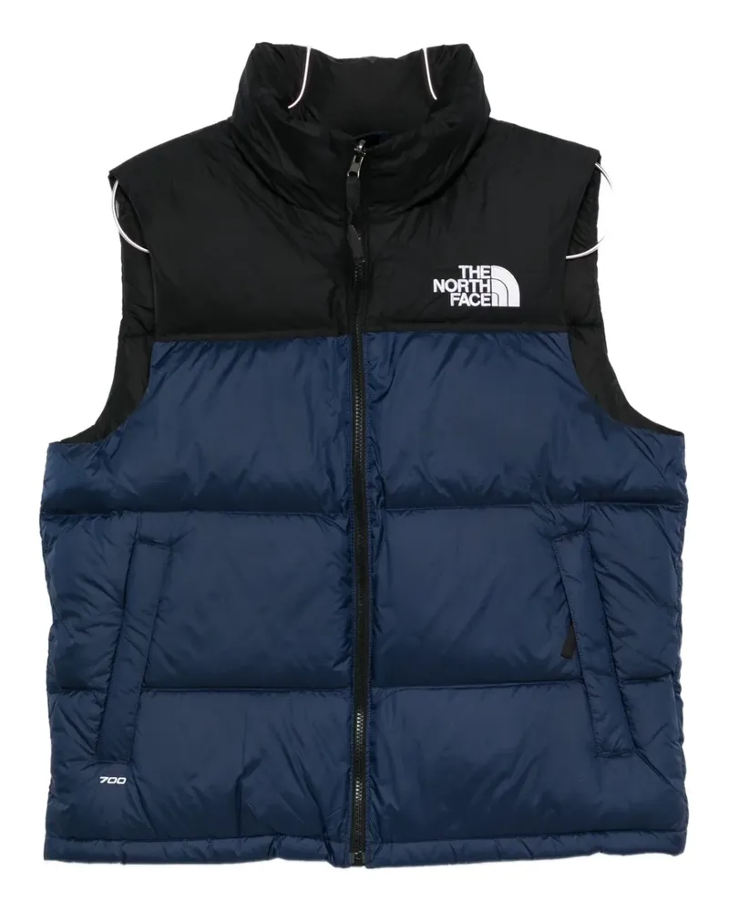 The North Face quilted zip-up gilet - Blau Blau
