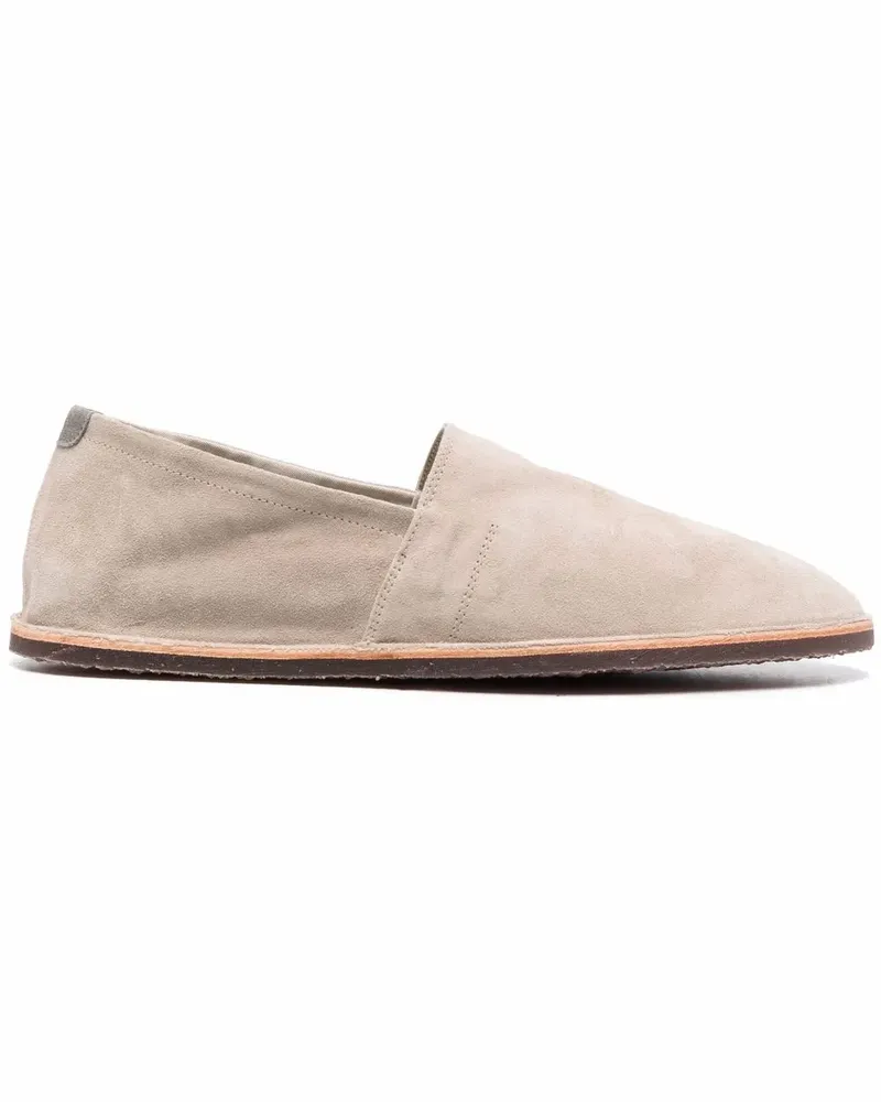 Brunello Cucinelli Loafer mit runder Kappe - Nude Nude
