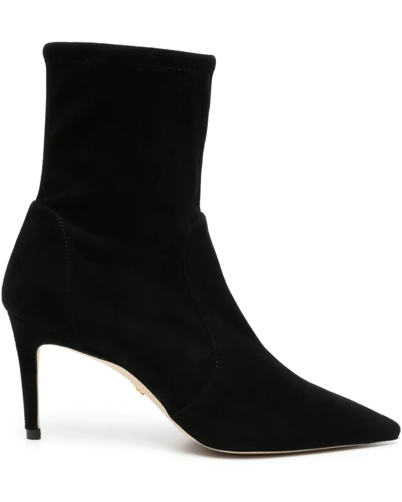 Stuart Weitzman Sock-Boots aus Wildleder - Schwarz Schwarz