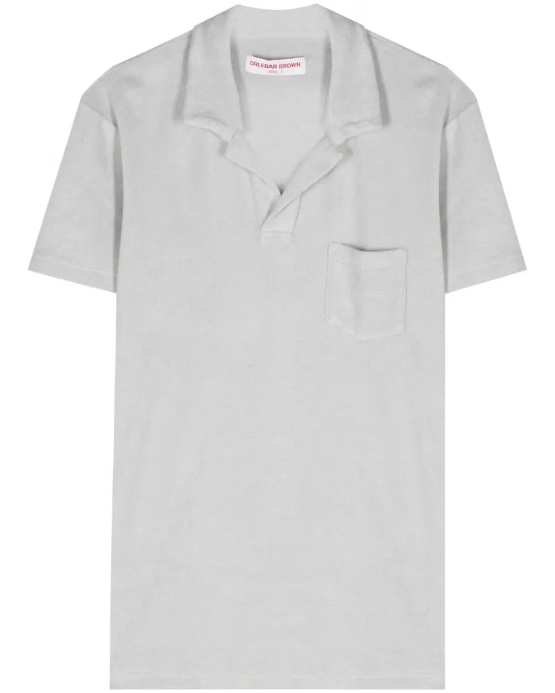 Orlebar Brown Poloshirt aus Frottee - Grau Grau