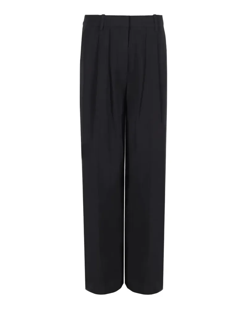Co Wide-Leg-Hose mit Bundfalten - Schwarz Schwarz