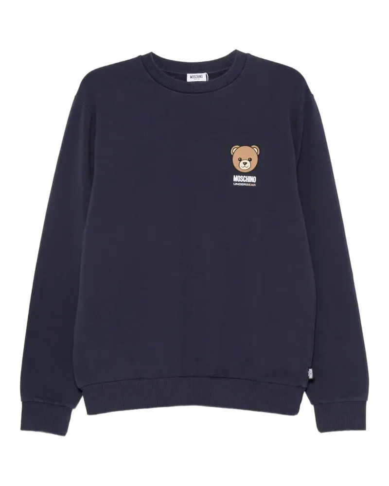 Moschino Teddy Bear long-slevee sweatshirt - Blau Blau