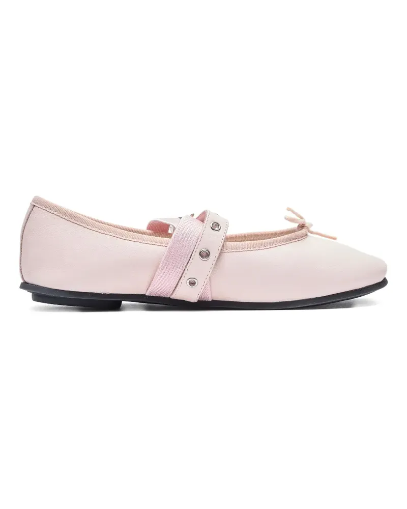 Repetto bow-detail buckle ballet flats - Rosa Rosa