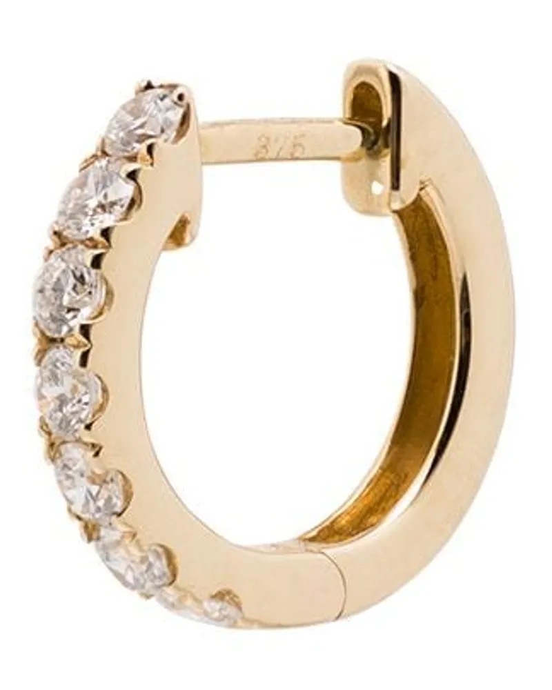 Roxanne First 14kt Gelbgoldohrring mit Diamanten Gold