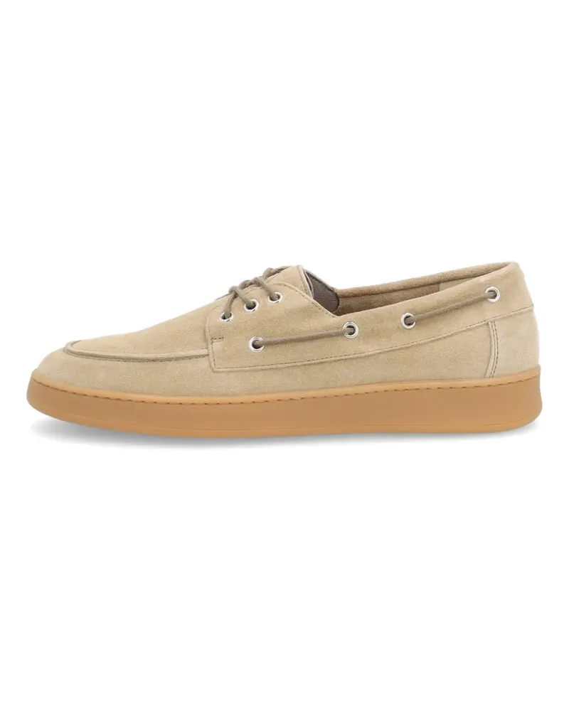 FRAU suede boat shoes - Nude Nude