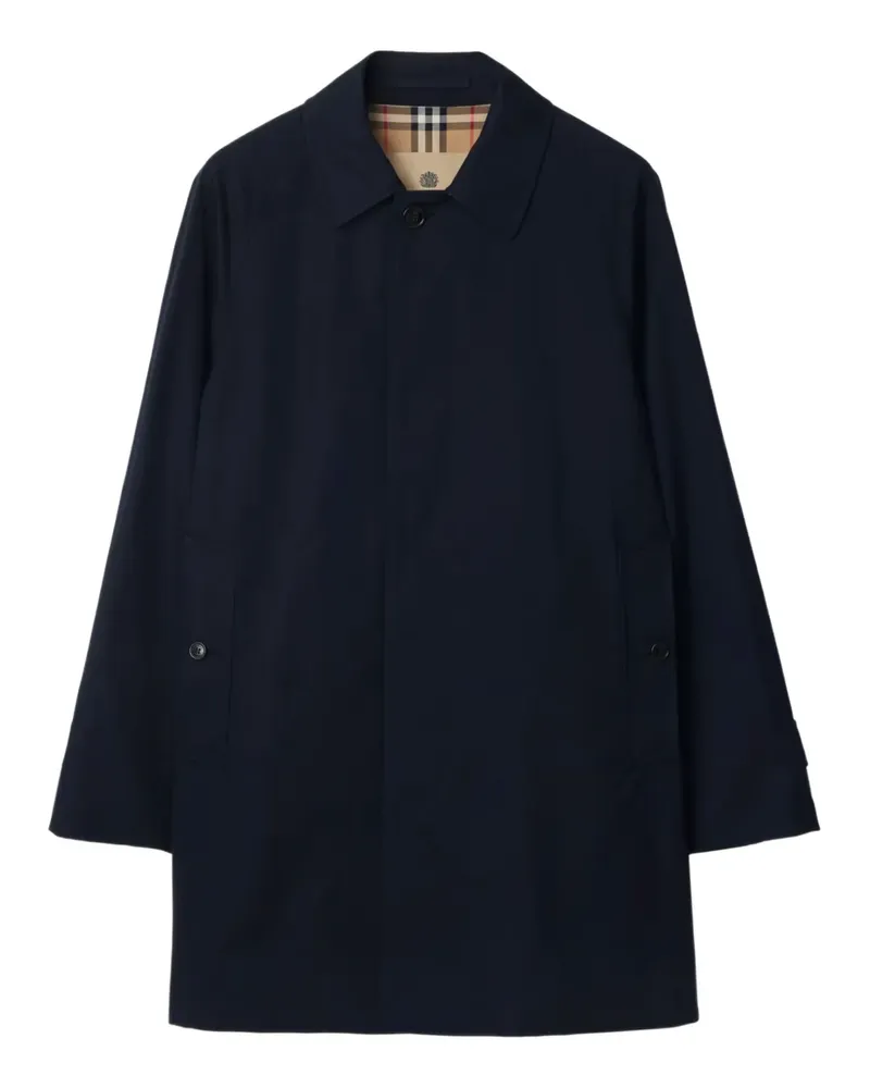 Burberry Camden Mantel mit Raglanärmeln - Blau Blau