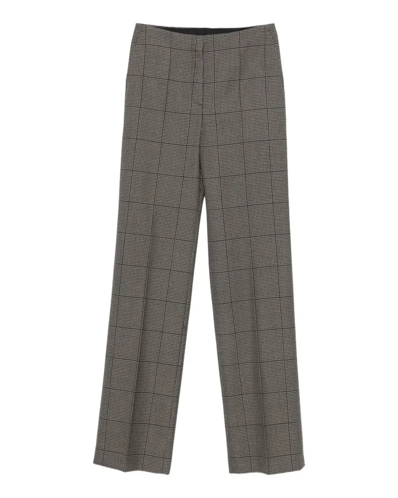 Thierry Mugler Hose mit Karomuster - Grau Grau
