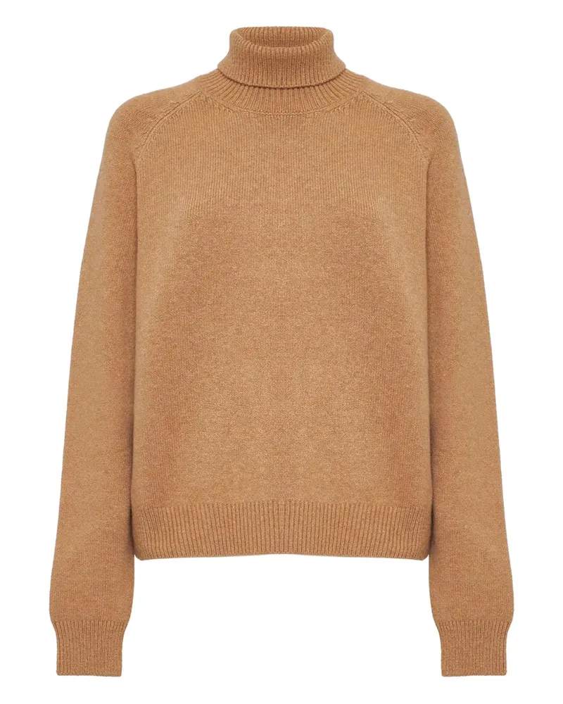 Fendi Langärmeliger Rollkragenpullover - Nude Nude