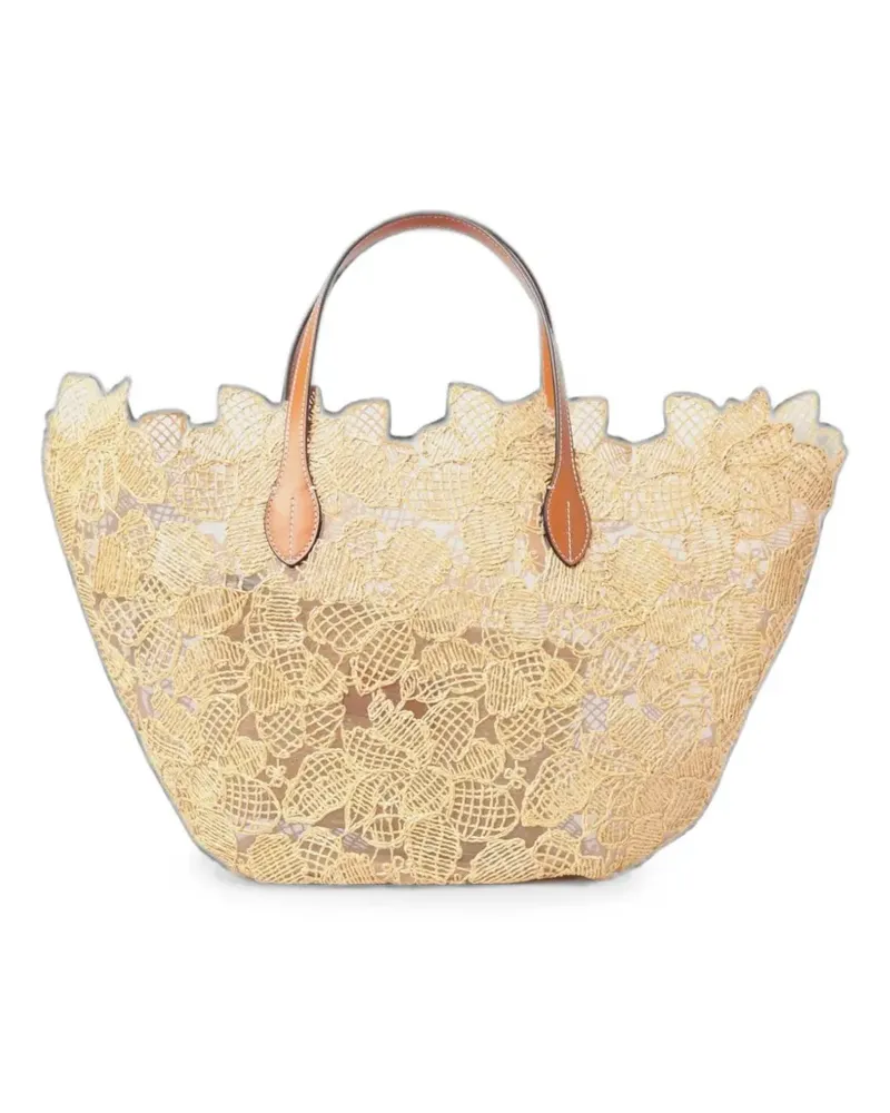Ermanno Scervino Handtasche mit Spitze - Nude Nude