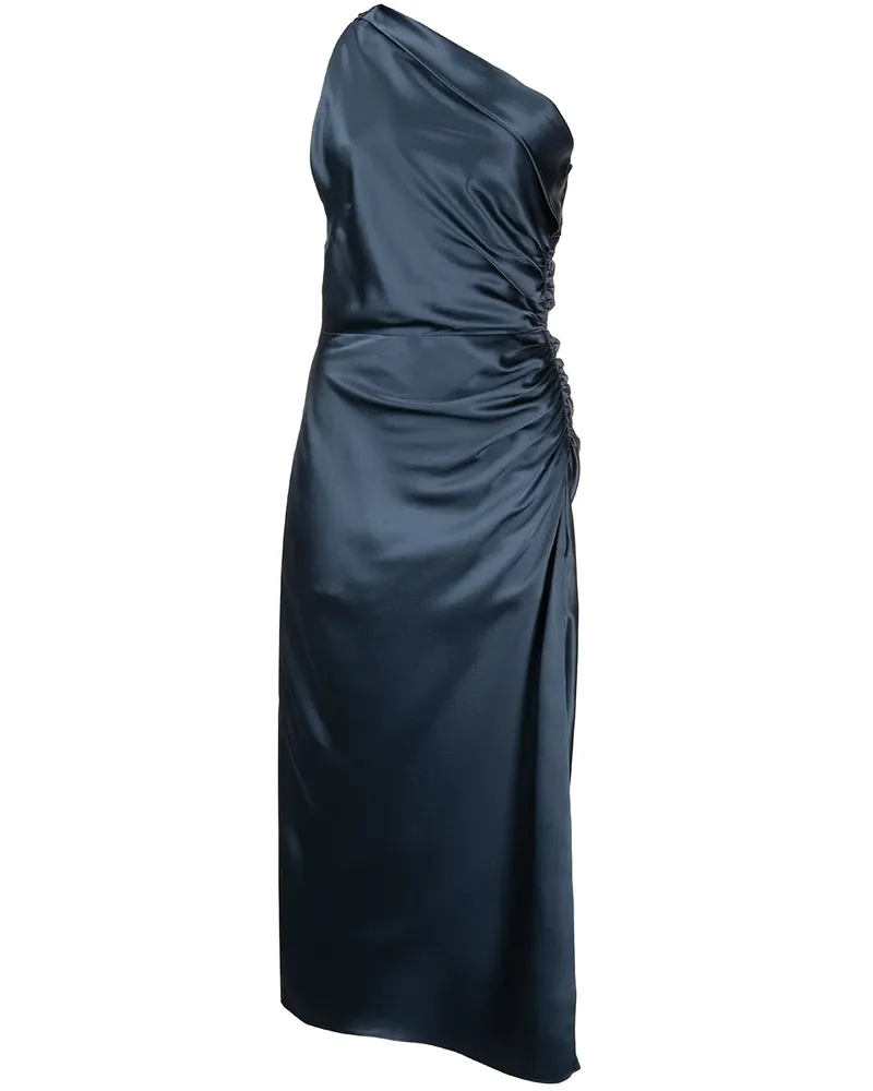 mason by michelle mason Asymmetrische Seidenrobe - Blau Blau